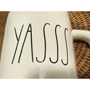 Rae Dunn ~ Artisan Collection By Magenta "YASSS" Mug Coffee and Tea Cup